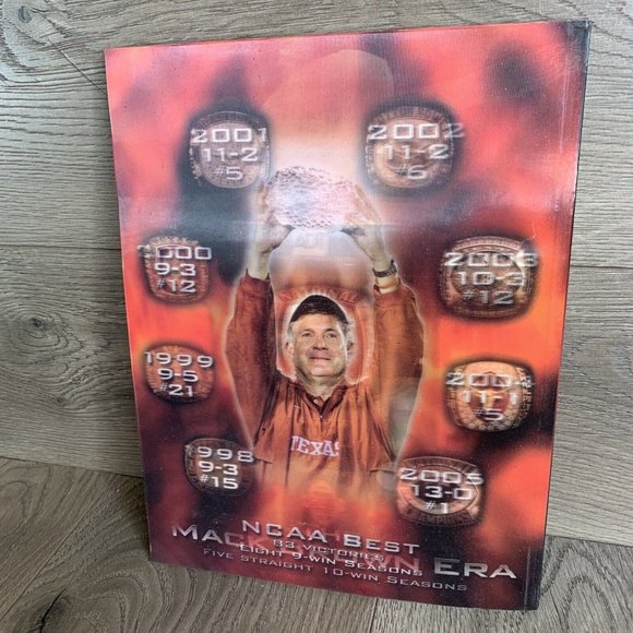 2006 Texas Football Media Guide Holographic Cover UT Longhorns - Picture 4 of 9